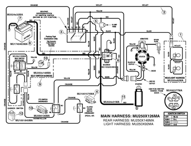 Part Location Diagram of MU1002004MA Briggs and Stratton Solenoid